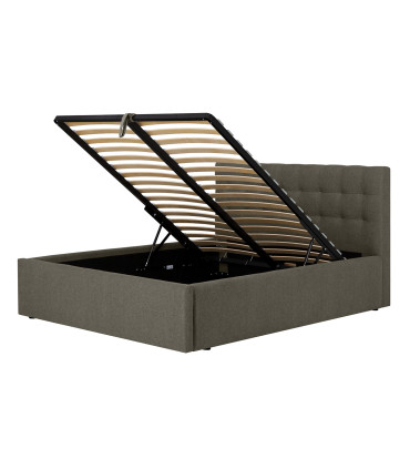 Voodi LEENA 160x200cm, tumebee˛, 176x221xH110cm