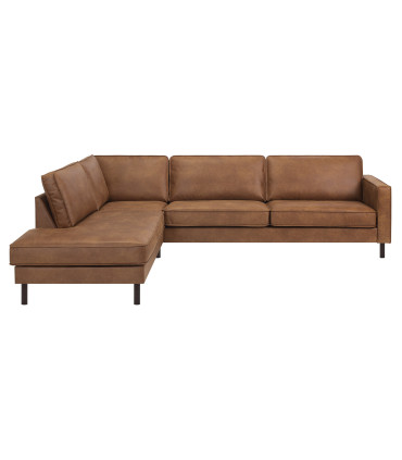 Угловой диван LUCAS LC коричневый