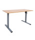 Письменный стол ERGO OPTIMAL с 1 мотором 120x60cm, дуб