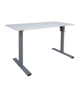 Письменный стол ERGO OPTIMAL с 1 мотором 120x60cm, белый
