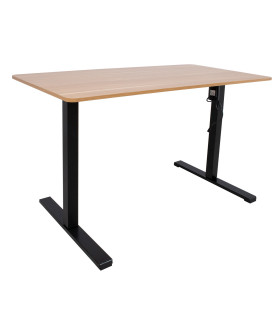 Письменный стол ERGO OPTIMAL с 1 мотором 120x60cm, дуб