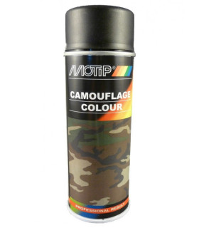 Maskeerimisvärv Camouflage RAL 9021 must 400ml, Motip