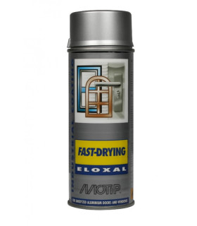 Parandusvärv Eloxalspray Silver 400ml, Motip