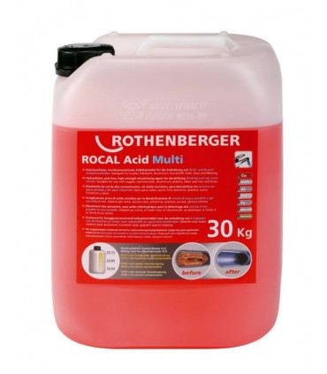 katlakivi eemaldamise kontsentraat 30kg ROCAL Multi, Rothenberger