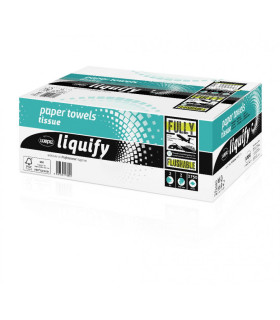 Lehtpaber Liquify/2- kihti/20,6x24cm/3750 l/veeslahustuv PT, Satino by WEPA