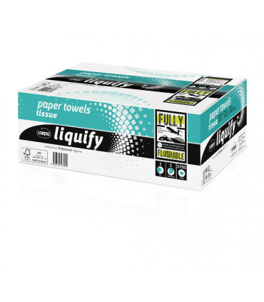 Lehtpaber Liquify/2- kihti/20,6x24cm/3750 l/veeslahustuv PT, Satino by WEPA
