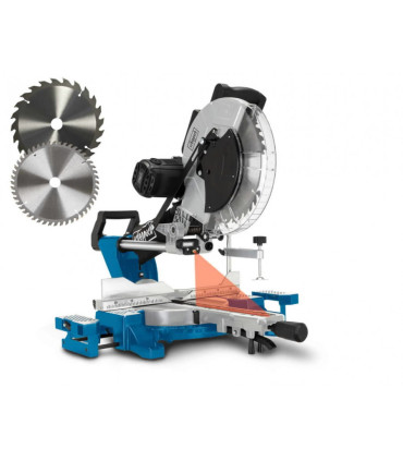 Järkamissaag HM140L mõlemale poole kallutatav +lisasaeketas, Scheppach