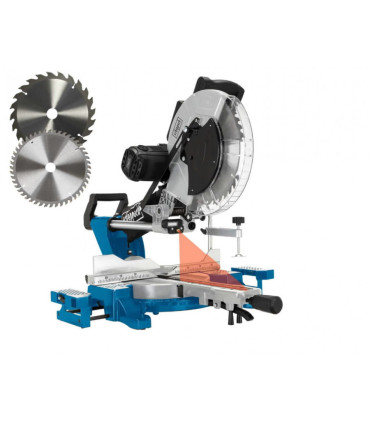 Järkamissaag HM140L mõlemale poole kallutatav +lisasaeketas, Scheppach