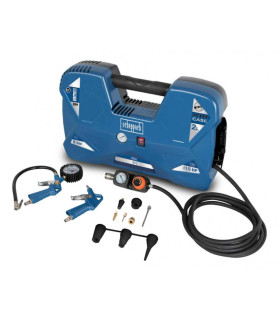 Kompressor Aircase, 2L paagiga + tarvikud õlivaba, Scheppach