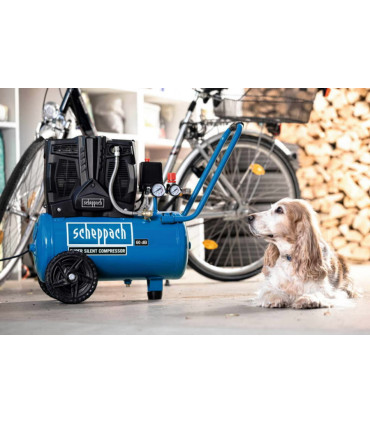 Kompressor õlivaba HC25Si, vaikne, Scheppach