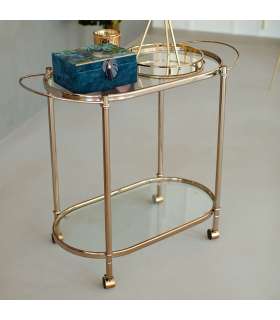 Serveerimislaud GENUA 88x39xH76cm, kuldne