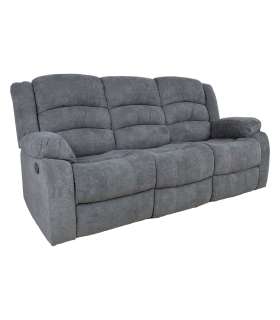 Diivan MALINA 3-kohaline manuaalne recliner, hall