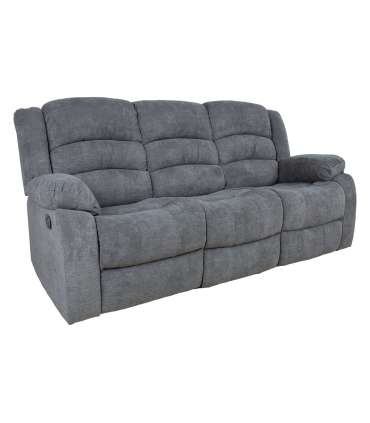 Diivan MALINA 3-kohaline manuaalne recliner, hall