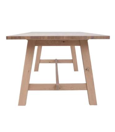 Обеденный стол BERGEN 220x95xH75см, натуральный шпон дуба