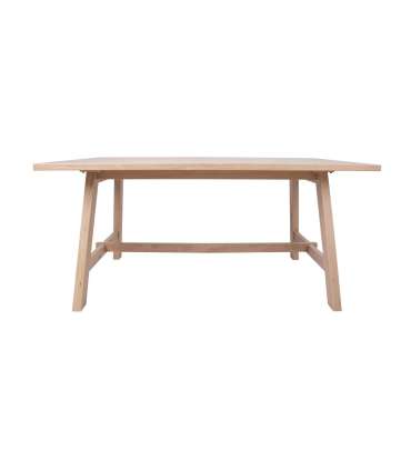 Söögilaud BERGEN 180x95xH75cm, tammespooniga mööbliplaat, puit