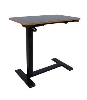 Töölaud ERGO 1-mootoriga 70x40xH65-103cm, must
