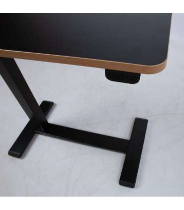 Töölaud ERGO 1-mootoriga 70x40xH65-103cm, must