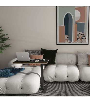 Töölaud ERGO 1-mootoriga 70x40xH65-103cm, must