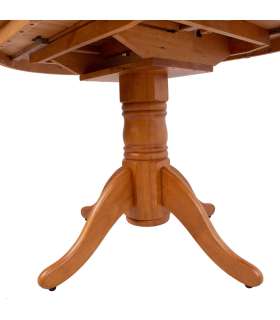 Söögilaud MIX & MATCH D90/120xH74cm, hele tamm