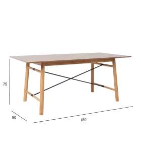 Söögilaud EMERALD 180x90xH75cm