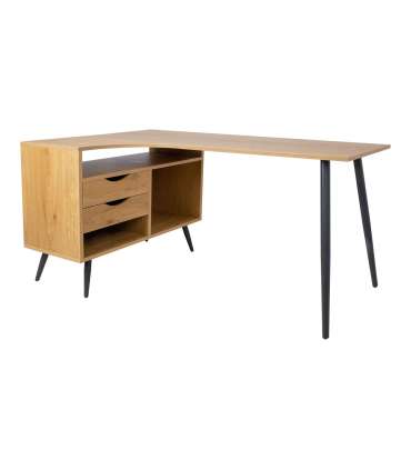 Kirjutuslaud GEORGIA 145x80xH75cm, melamiin tammedekooriga