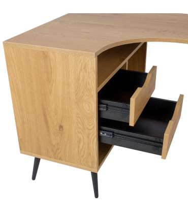 Kirjutuslaud GEORGIA 145x80xH75cm, melamiin tammedekooriga