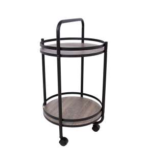 Serveerimislaud GENOVA D44xH75cm, pruun, teras, laminaatplaat