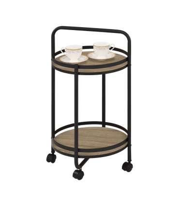 Сервировочная тележка GENOVA D44xH75см, коричневая