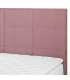 Kontinentaalvoodi LEVI 120x200cm, madratsiga, roosa, 123x210xH114,5cm