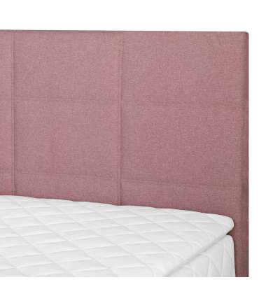 Кровать LEVI 120x200см, с матрасом, розовый