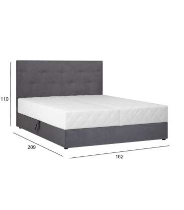 Кровать LENE 160x200см, с матрасом
