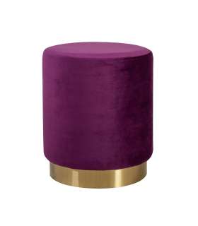 Tumba LA PERLA, D35xH42cm, kattematerjal: samet kangas, värv: lilla