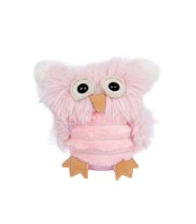Öökull HUGO, H15cm, roosa