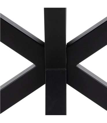 Söögilaud HEAVEN 200x100xH75.5cm, klaas/keraamika Fairbanks black