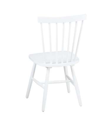 Стулья 2шт. RIANO 48,5x48xH86см, материал: каучуковое дерево, цвет: белый