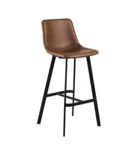 Baaritool OREGON retro brändi PU,  46,5x50xH103cm