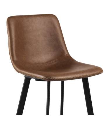 Baaritool OREGON retro brändi PU,  46,5x50xH103cm