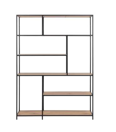 Книжная полка SEAFORD 135x35xH185см, дуб