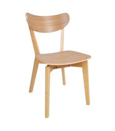 Söögilauakomplekt ROXBY laud 120x80xH76cm, 4 tooli (AC91520 ), tamm