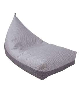 Kott-tool MITSU-MITSU, 130x80x20/70cm, tumehall/helehall hõbedaga, 50%puuvill, 50% polüester, kangas 304/305.