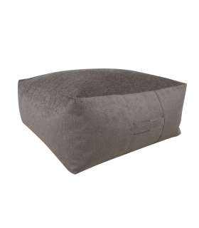 Tumba MITSU-MITSU, 80x80cm, h30cm, helepruun, 100% polüester, kangas-310