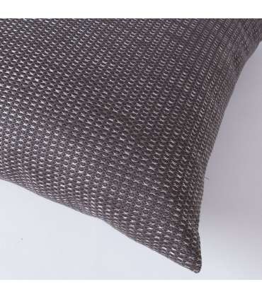 Padi MITSU-MITSU, 45x45cm lukuga, tumepruun ja hõbe, 50%puuvill, 50%polüester, kangas 304