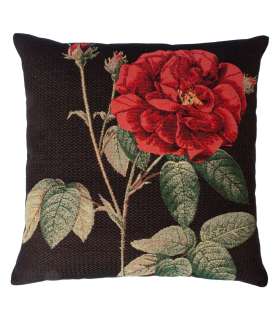 Padi HOLLY ROSE, 45x45cm, elegantne roos/must, 50%puuvill, 50%polüester, kangas-331/289.