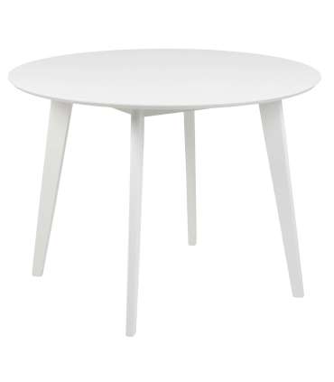 Söögilaud ROXBY, D105xH76cm, valge