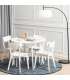 Обеденный стол ROXBY, D105xH76см, белый