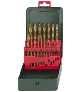 Metallipuuride komplekt 19 osa Ø1-10mm HSS-TIN, Metabo