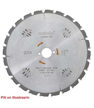 Saeketas 190x2,2/1,4x30, z48, WZ, 15°. Precision Cut. KS 66 / KSE 68, Metabo