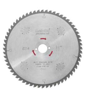 Saeketas 254x2,4/1,8x30, z60, WZ, -5°. Precision cut, Metabo