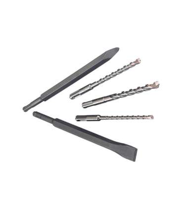 Puuride ja meislite komplekt kohvris SDS-plus 5-osaline, Metabo