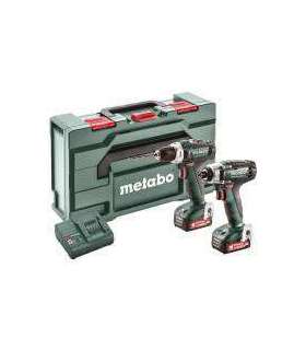 12V Combo:akutrell BS12+akulöökkruvikeeraja SSD12 /2 x2,0 Ah, Metabo